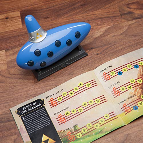 ThinkGeek Legend of Zelda Replica Electronic Ocarina of Time Triforce