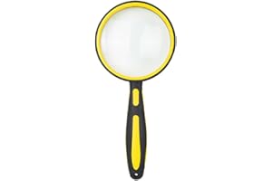 ELTVISII 10X Magnifying Glass for Reading 100mm Large Handheld Portable Book Magnifier for Kids Seniors, Loupe for Close Work