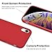 Anuck Case for iPhone XR Case 6.1 inch, Anti-Slip Liquid Silicone Gel Rubber Bumper Case with Soft Microfiber Lining Cushion Slim Hard Shell Shockproof Protective Case Cover - Red