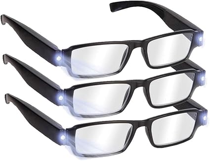 Reading Glasses with Light Bright LED 