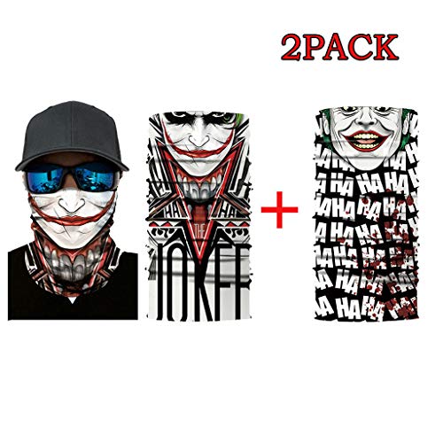 Coohole Face Sun Mask Neck Gaiter UV Dust Protection Breathable Elastic Scarf Balaclava Headband for Hot Summer Cycling Hiking Fishing