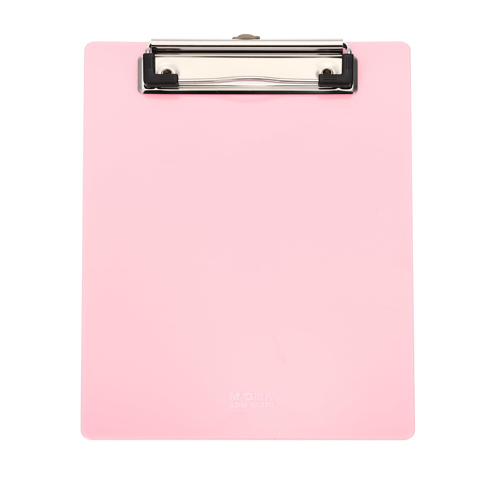 M&G Plastic Clipboards 8.8 x 5.8 Inch, Clip Boards with Low Profile Metal Clip Holds 110 Sheets of A5 Letter Size Paper for Office Classroom, Pink