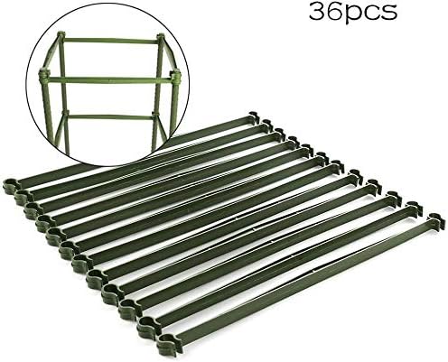 HERUNNA Stake Arms for Tomato Cage, 36PCS Garden Support Stake Tomato Bracket Connector for Climbing Plants Vegetables, 11.8inch