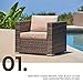 SUNCROWN Outdoor Chaise Lounge Patio Lounge Chair with 9FT Patio Umbrella - 81