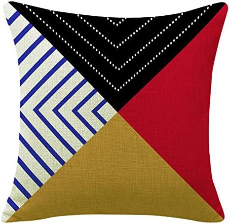 Feather Arrow Magic squares Cotton Linen Throw Pillow Case Cushion Cover Home Sofa Decorative 18 X 18 Inch ¡­ (15)