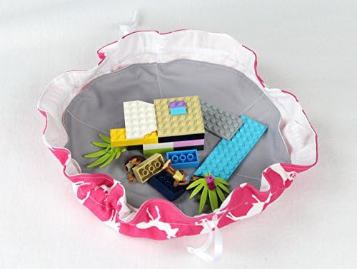 Pink Deer Lego or Shopkin Storage Bag - Travel Size - Ready to ship!