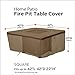 Classic Accessories Hickory Water-Resistant 42 Inch Square Fire Pit Table Cover
