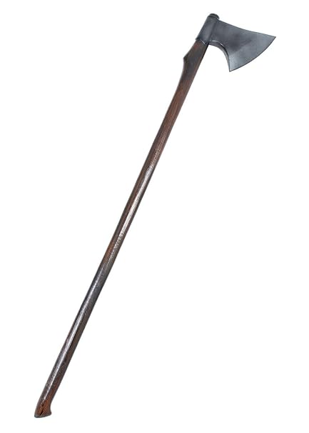 LARP Dänenaxt Langaxt 150 cm Fantasy Axt Beil aus Schaumstoff Polsterwaffe Sense Mittelalter Schaukampf Wikinger