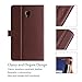 ProCase Galaxy Tab A 8.0 Case 2017 Old Model T380 T385 - Stand Folio Case Cover for 8.0 inch Galaxy Tab A Tablet 2017 T380 T385 -Brown