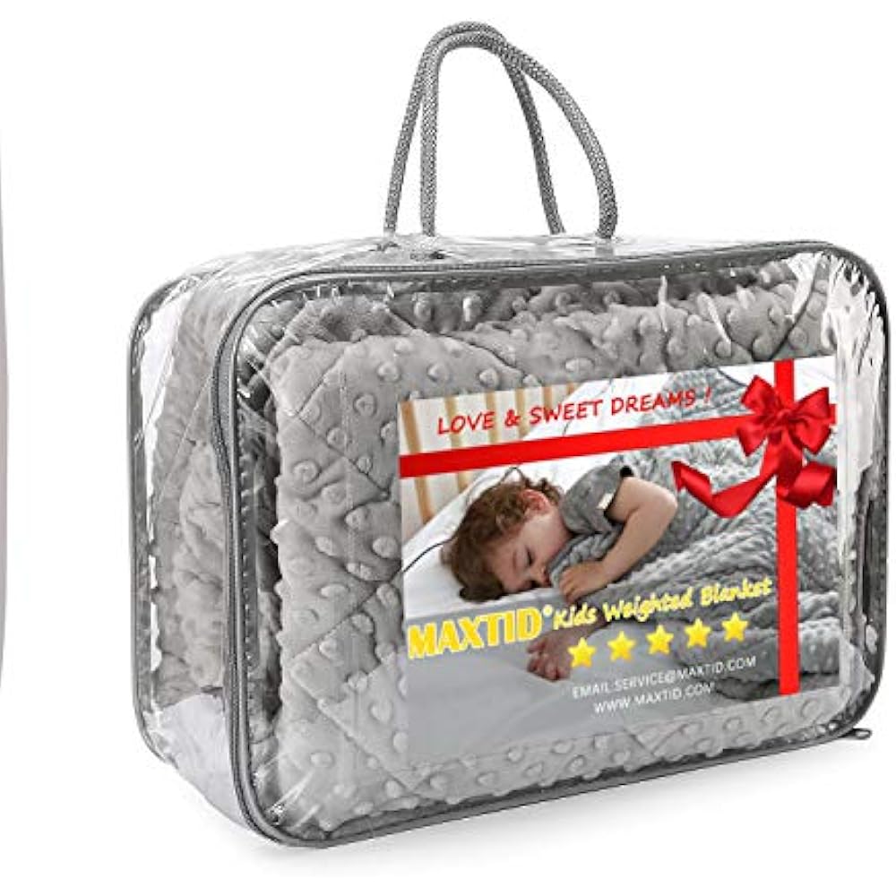 Weighted Bed Blankets Blanket For Toddler 3 Lb 36x48 Cotton & Minky