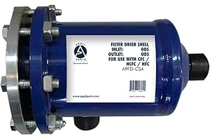 AP APPLI PARTS Appli Parts APFD-CS487 7/8 in ODF Suction Line Replaceable Core Filter Drier Shell, 1 Core, Universal Replacement for Refrigeration and Air Conditioning Applications, Max Pressure 500 psi