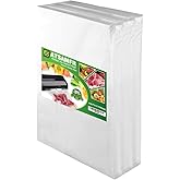 ATSAMFR 4mil100 Quart Size 8x12Inch Vacuum Sealer Food Bags with BPA Free,Heavy Duty,Great for Vac Storage or Sous Vide Cooking
