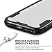DAUPIN for iPhone Xs Case iPhone X Clear Case Protective Heavy Duty TPU Shatterproof Bumper Edges Crystal Clear Hard PC Back Cover for Apple iPhone Xs/X Black+Clear