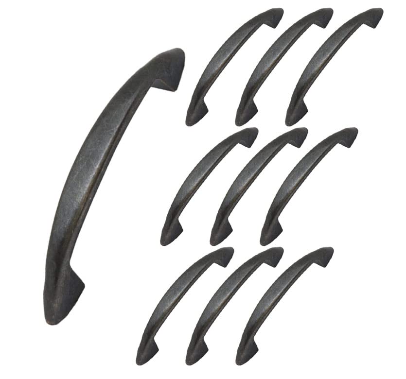 QCAA Zinc DieCast Door Pull, 10 Pack, Made in Taiwan