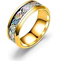 Yellow Chimes Metal Ring for Mens