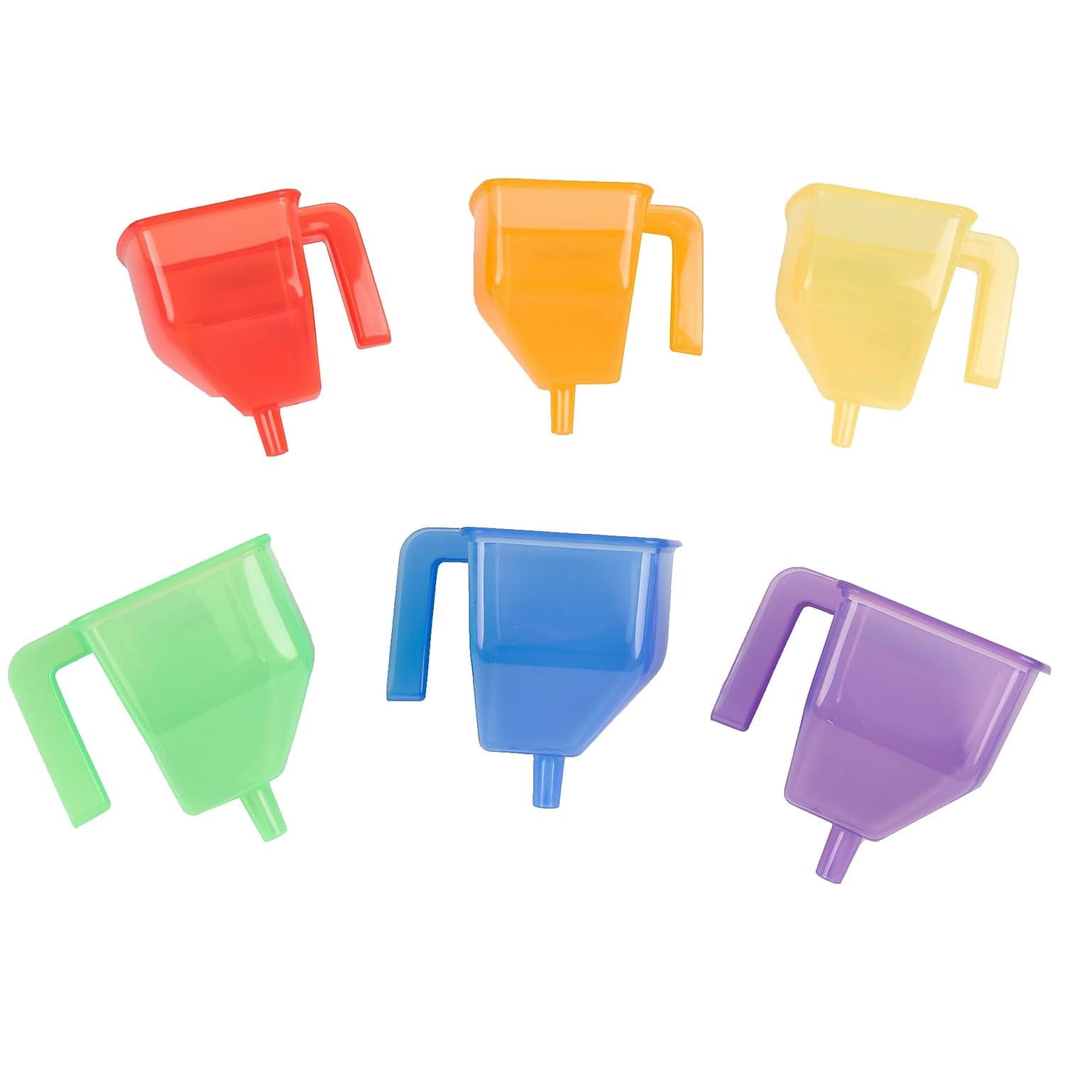 tickit Translucent Colour Funnels , Messy Play , Water & Sand Play Toys , Sensory Toys for Kids , Educational Toys for 2-3 Year Olds , Baby Sensory