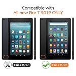 MoKo-Case-Fits-Kindle-Fire-7-Tablet-9th-Generation-2019-Release-Premium-PU-Leather-Slim-Folding-Stand-Shell-Multiple-Viewing-Angles-Cover-with-Auto-WakeSleep-Notebook-Black