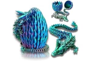 3D Printed Dragon Egg, 3D Printed Gift Toy for Kids Adults, Mystery，A Surprise Gift Dragon Egg Decor, Realistic Sculpture Eas
