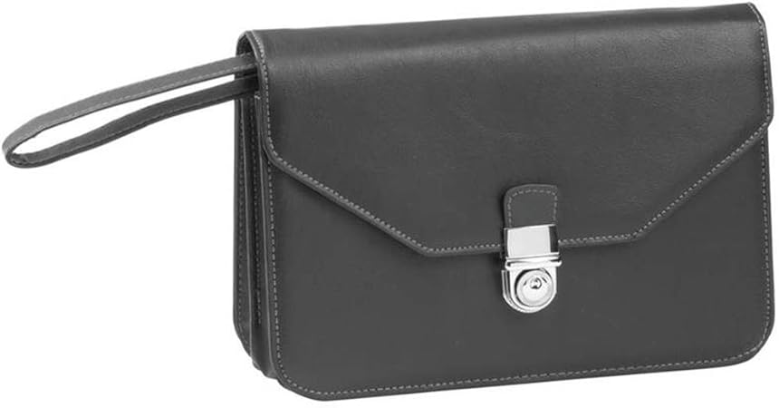 faux leather clutch bag