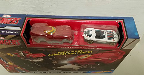 Hot Wheels Marvel Avengers Iron Man Armor-Up Launcher