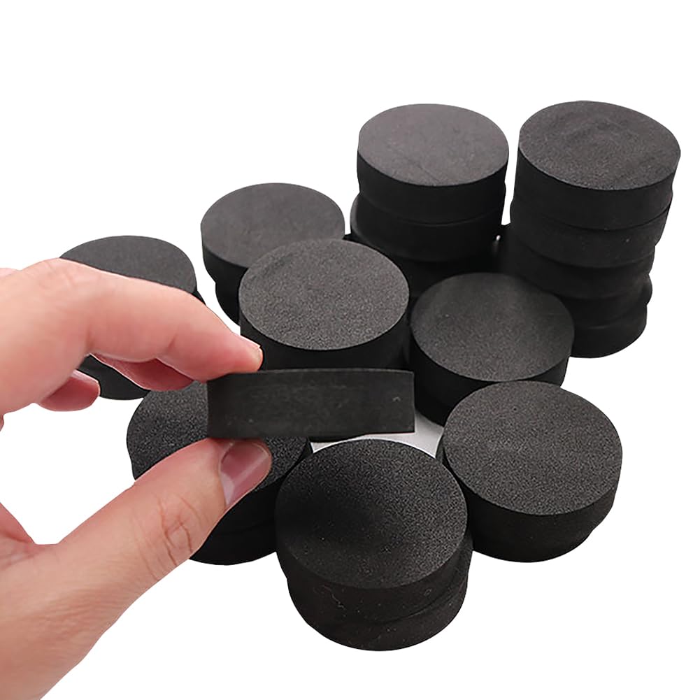 JIHUOO 100 Pcs 30mm Foam Flower Pot Feet Mats Planter Pot Feet Pads Gardening Pot Feet Outdoor Plant Pot Feet Lifters Indoor Flower Pot Feet Risers Garden Plant Pot Supports