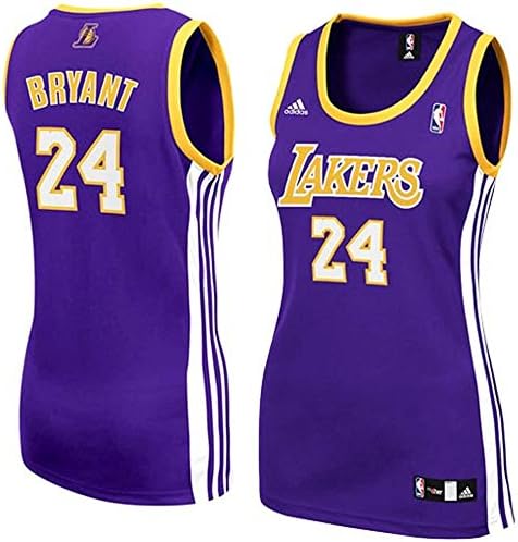 Women's 24 Kobe Bryant Los Angeles Lakers Road Jersey Purple color Size XL
