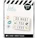 Heidi Swapp - Lightbox Inserts - Icons - Emojis 2, Party & Hobbies - 3 Item Set - 60 Inserts
