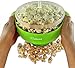 The Original Salbree Microwave Popcorn Popper, Silicone Popcorn Maker, Collapsible Microwavable Bowl - Hot Air Popper - No Oil Required - The Most Colors Available (Green)