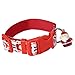 ITERY Soft Adjustable Nylon Small Dog Cute Collar with Santa Claus Pattern and Bells (Large, Santa Claus)