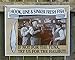 Three Stooges Fresh Fish Tin Sign 16 x 13in