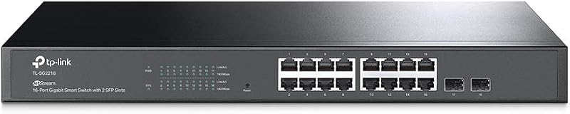 TP-Link TL-SG2218 18 Port Gigabit Smart Network Switch 16 RJ45 2 SFP Metal