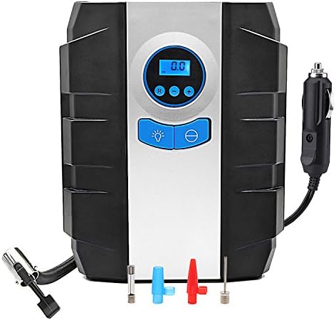Portable Digital Tire Inflator 150 PSI, Tcisa 12V DC Auto Car Air Compressor Pump with Pressure Gauge