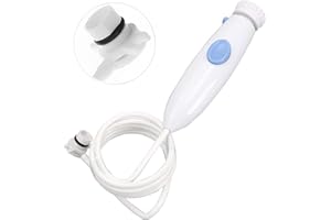 IIYL Oral Hygiene Accessories Water Hose Plastic Handle Compatible for Waterpik Oral Irrigator Wp-100 WP-900, Pack of 1 Handle/Hose (Pause Button)