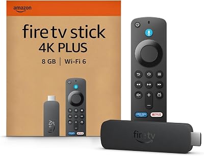 Fire TV Stick 4K Plus, compatible con Wi-Fi 6, Dolby Vision, Dolby Atmos y HDR10+, encuentra series más rápido con Alexa+