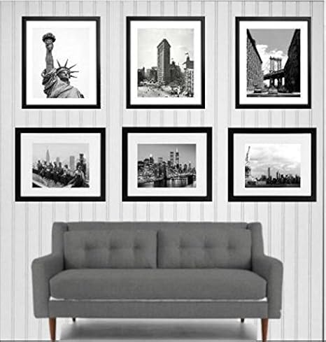 black and white photo art framed