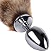 Love Fire QQ Small Stainless Steel Fox's Tail's AnAl-Butt-Plug, AnAl Tail Sex Toys, Sexual Show,SM Special Butt-Plug AnAl Stimulator Suppositories