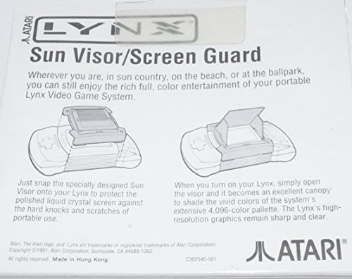 Atari Lynx II Sun Visor/Screen Guard