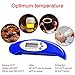 GET Waterproof Meat Thermometer Digital Super Fast Instant Read Thermometer BBQ Thermometer with Calibration and Backlit Function Cooking Thermometer for Food, Candy, Milk, Tea, BBQ Grill Smokers-blue