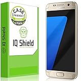 Galaxy S7 Screen Protector, IQ Shield LiQuidSkin (2-Pack Case Friendly) Full Coverage Screen Protector for Galaxy S7 HD Clear Anti-Bubble Film