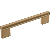 Amerock | Cabinet Pull | Champagne Bronze | 5-1/16 inch (128 mm) Center-to-Center | Versa | 1 Pack | Drawer Pull | Cabinet Ha