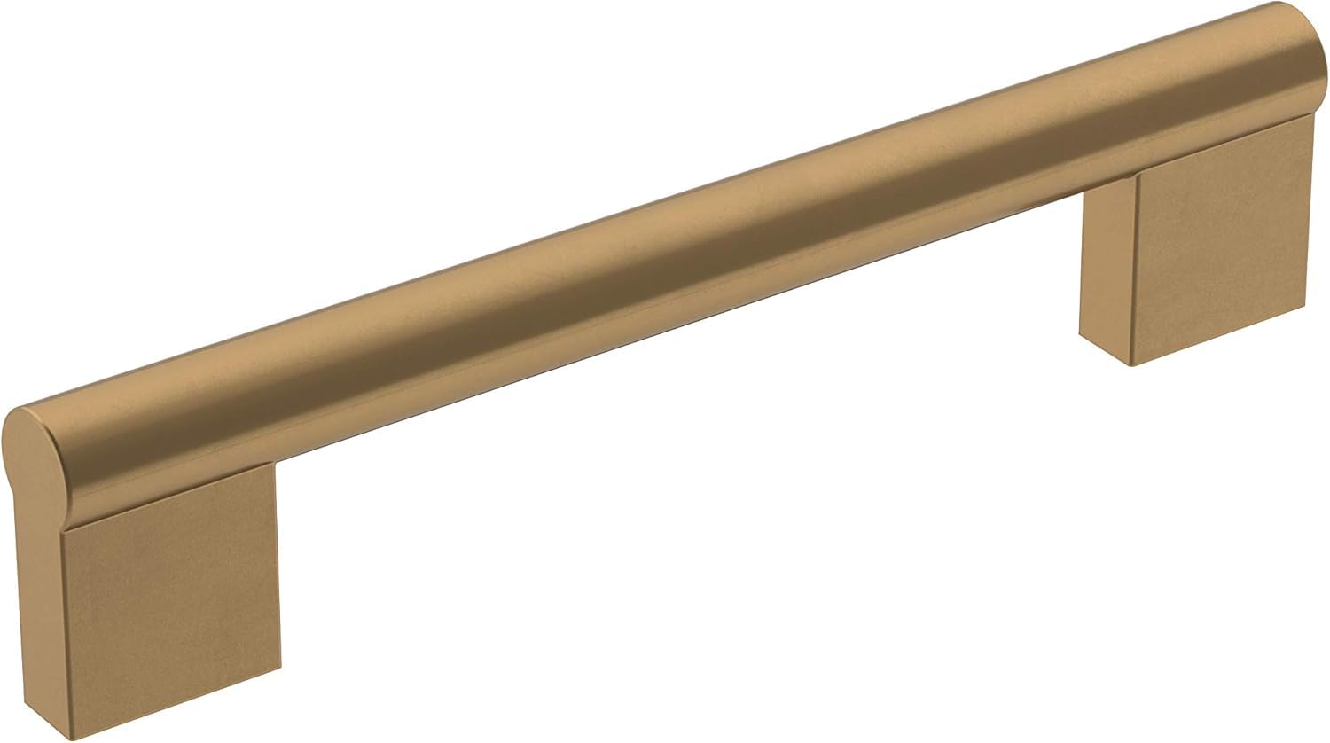 Photo 1 of Amerock | Cabinet Pull | Champagne Bronze | 5-1/16 inch (128 mm) Center-to-Center | Versa | 1 Pack | Drawer Pull | Cabinet Handle | Cabinet Hardware
