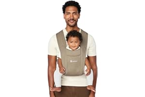 Ergobaby Embrace Newborn Baby Carrier for Infants 0-12 Months (7-25 lbs) - Ergonomic 2-Position Infant Carrier with Head and 