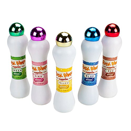 Royal Bingo Supplies Neon Glitter Bingo Daubers (Set of 5) (Mixed) - Thumbnail 7