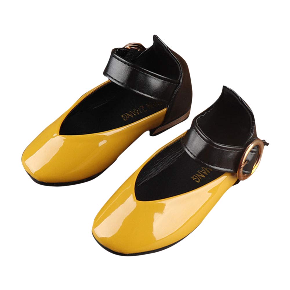 girls yellow mary janes