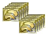 Smyrna Anti-Aging, Anti Wrinkle 24k Gold Collagen Eye Pads Patches, Eye Mask - Repair and Moisturize Puffy Eyes, Dark Circles (10 Pairs)