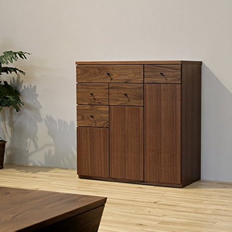 Amazon Livwood エヴァン リビングボード 85cm ブラウン ウォールナット 無垢材 幅 855 奥行 405 高さ 0 Mm 国産 日本製 木製 北欧 Fax台 モデム ルーター収納 カウンター下収納 完成品 オフィス リビング収納 テレビ台 電話台 Fax台 オンライン通販