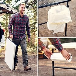 Lifetime Folding Tailgate Table with Grill