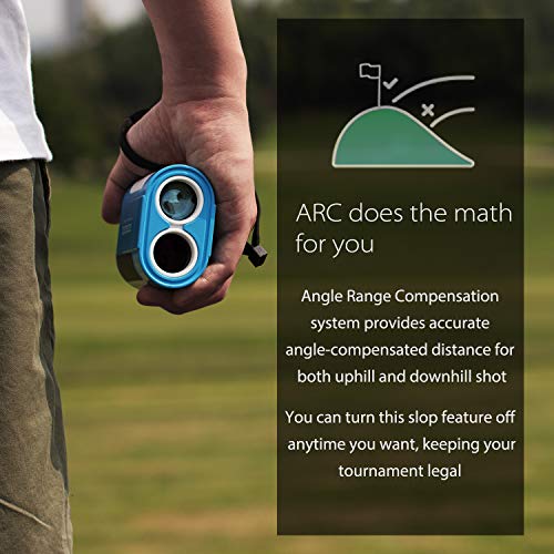 image for Gogogo Sport 650/900Yard Golf Rangefinder, 6X Magnification Laser Rang