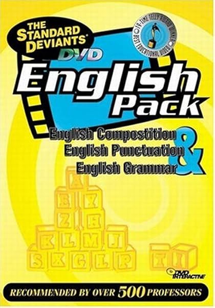 Amazon Com The Standard Deviants Dvd English Pack Composition Punctuation Grammar Movies Tv