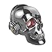 [Updated Version] Skull Wireless Speaker, TOPROAD LED Wireless Super Bass Stereo Sound Cool Skull artwork speaker with Wonderful Eyes Light for Home Party/Office/Business/Bedroom/Outdoor (Gray)